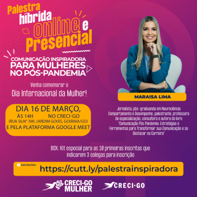 feed Palestra híbrida dia das mulheres