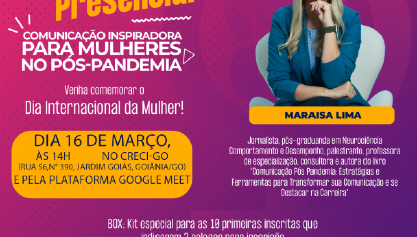 feed Palestra híbrida dia das mulheres